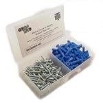 #6-8 Conical Plastic Anchor Kit with Bit